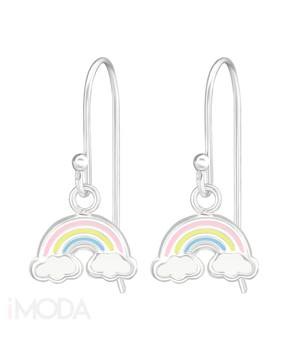 Strieborné náušnice dúha-313574-20