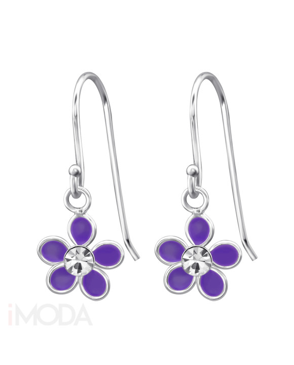 Detské strieborné náušnice kvetinka-232164-20