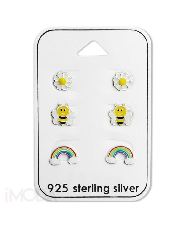 Detský strieborný set náušníc