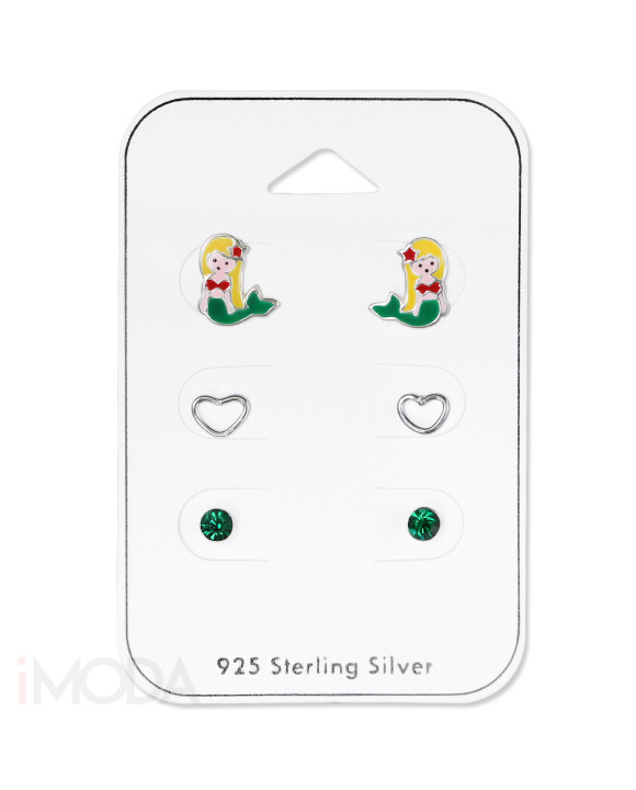 Detský set náušníc morská panna-231098-20