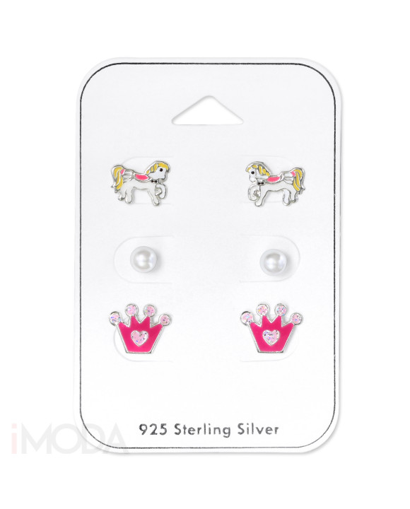 Detský strieborný set náušníc