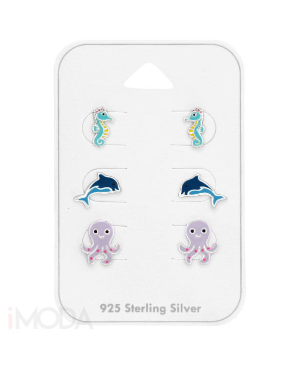 Strieborný set náušníc more-313405-20