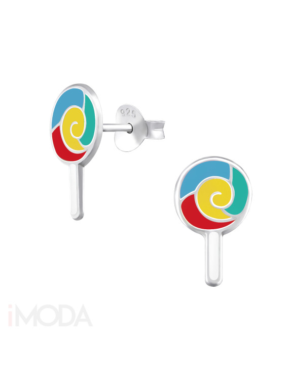 Detské strieborné náušnice lízatko-232030-20