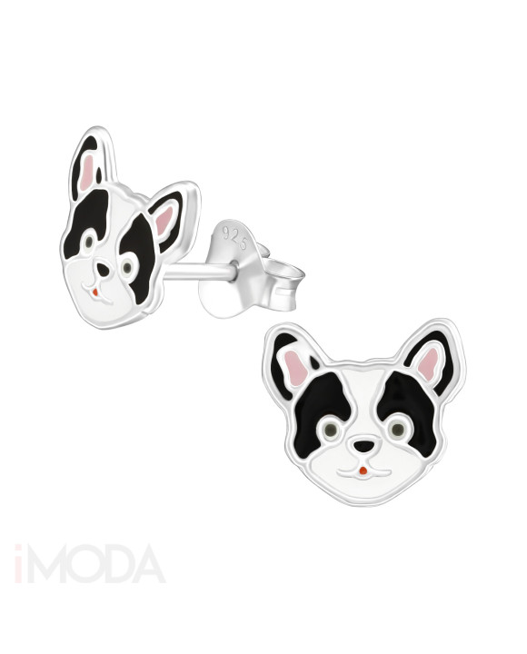 Detské strieborné náušnice psík-232059-20