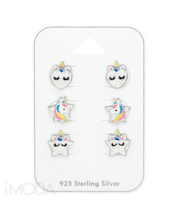 Detský set náušníc jednorožec-231078-20