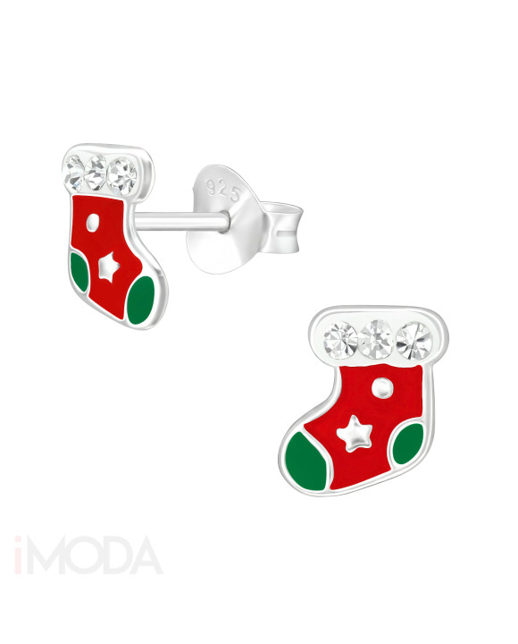 Strieborné náušnice Vianoce-294915-20