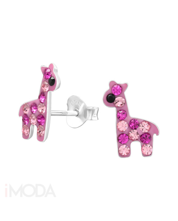 Strieborné náušnice žirafa-294619-20