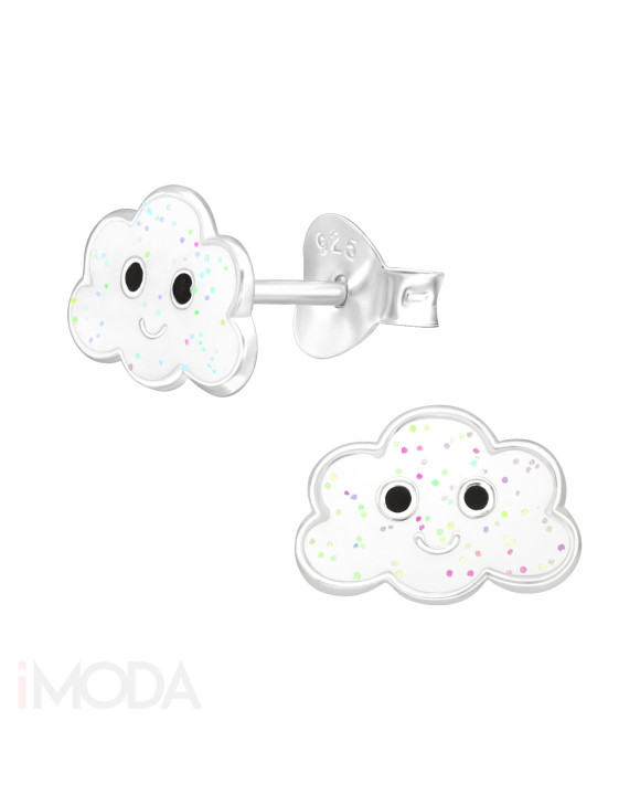 Strieborné náušnice mráčik-294613-20