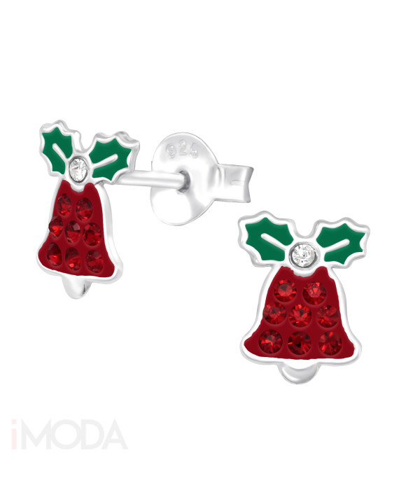 Strieborné náušnice Vianoce-295030-20