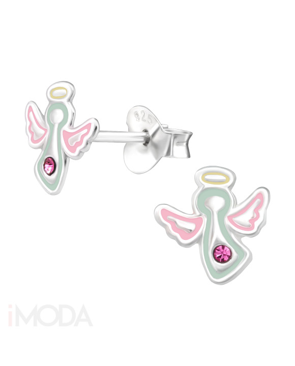 Strieborné náušnice anjel-313530-20