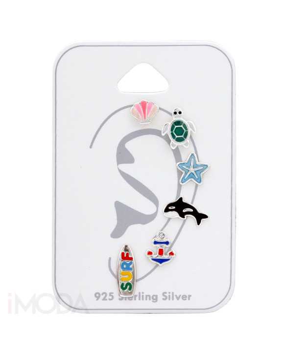 Set strieborných náušníc mix-294782-20