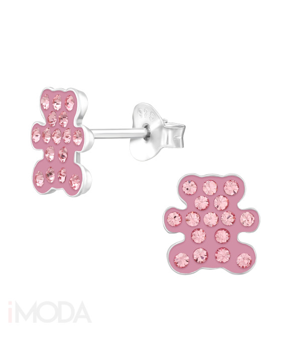 Strieborné náušnice macko-294629-20