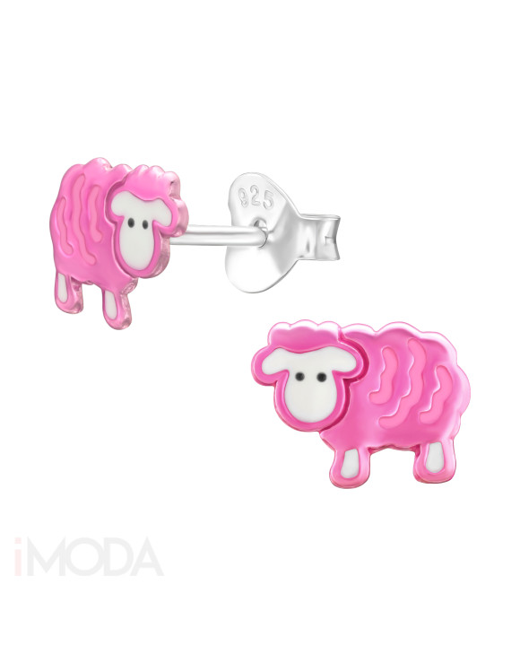 Strieborné náušnice ovečka-294642-20