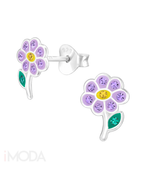 Strieborné náušnice kvet-313538-20