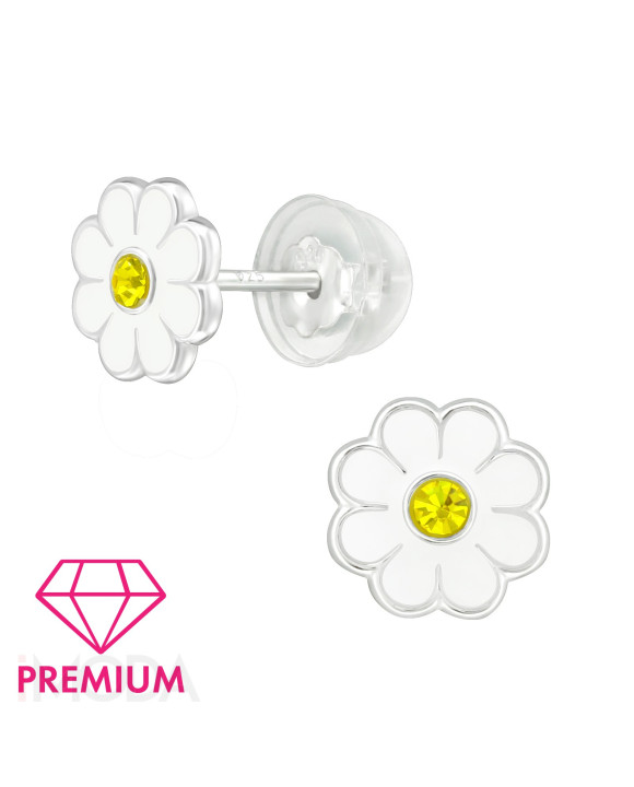 Strieborné náušnice kvietok-271540-20