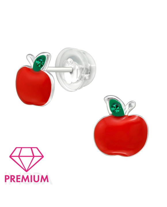 Strieborné náušnice jablko-271544-20
