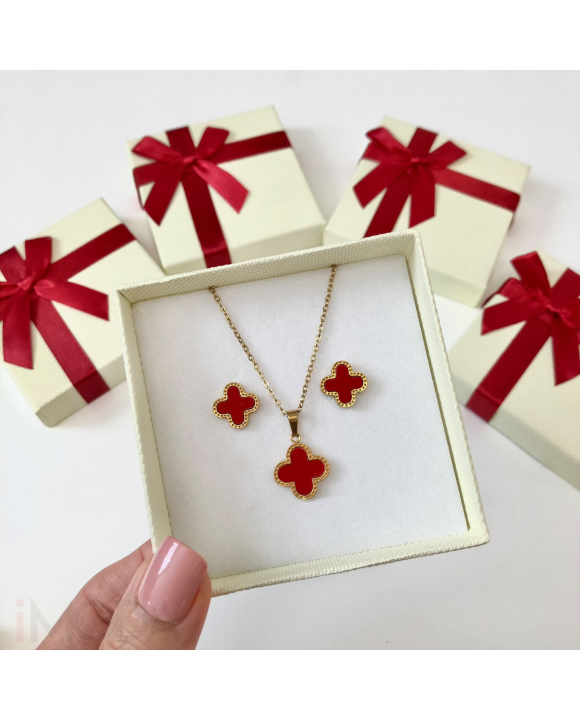 Dámska oceľová súprava s krabičkou-295604-20