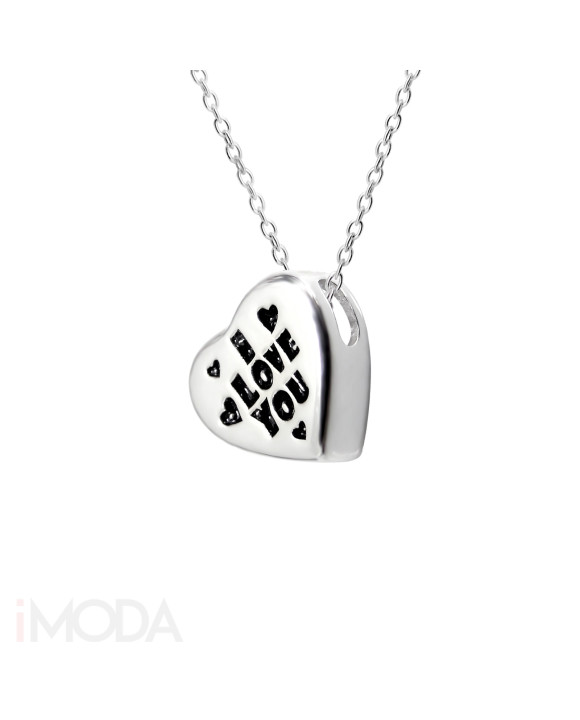 Strieborný náhrdelník so srdce-182409-20