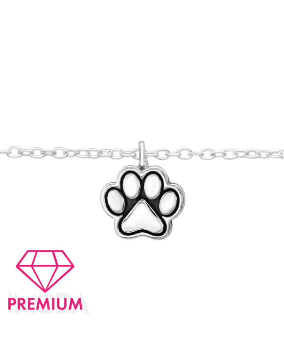 Strieborný náramok s príveskom-294668-20