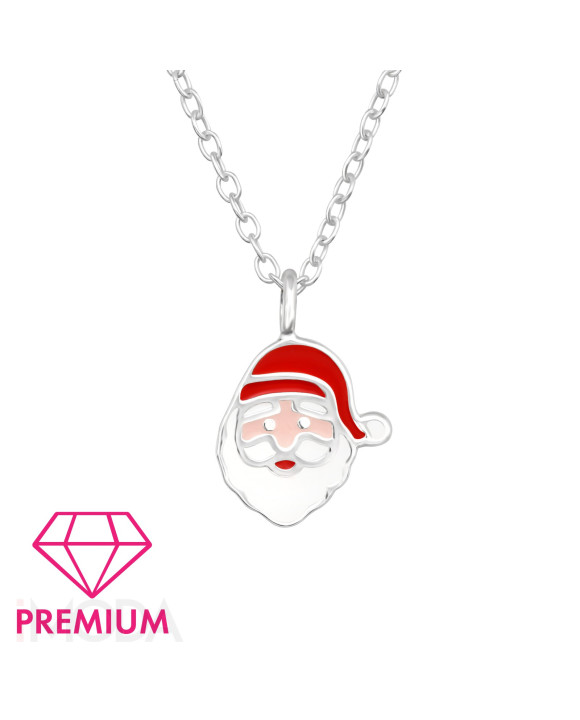 Strieborný náhrdelník Vianoce mikuláš-294858-20