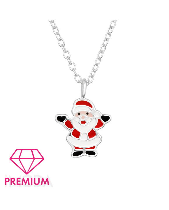 Strieborný náhrdelník Vianoce mikuláš-294850-20