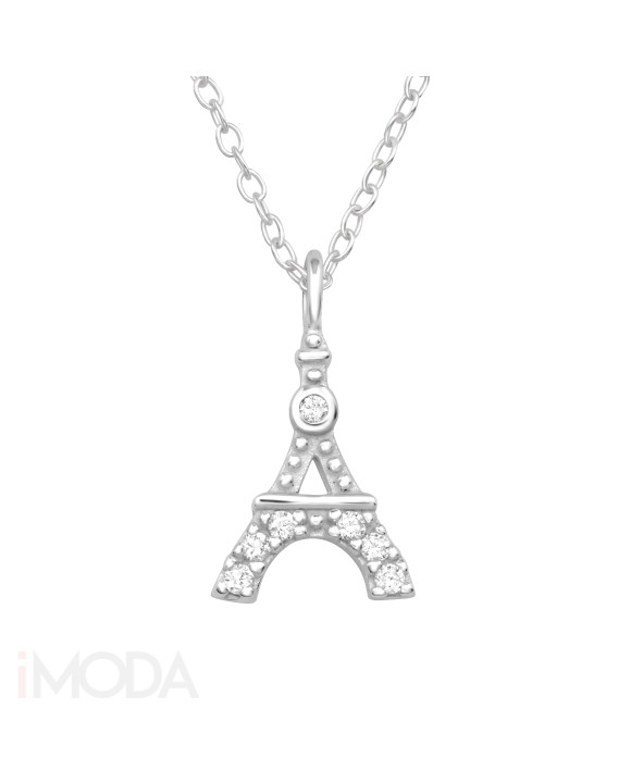 Strieborný náhrdelník Paris-313646-20