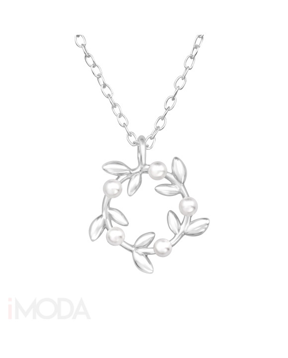 Strieborný náhrdelník s príveskom-313647-20