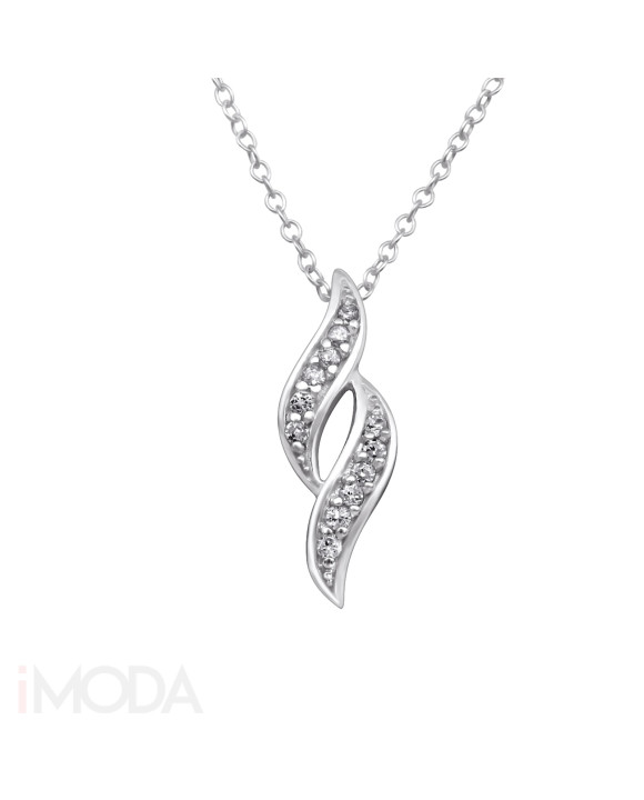 Strieborný prívesok s retiazkou