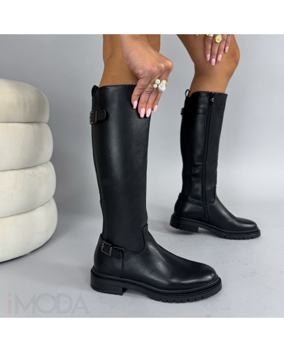 Čierne vysoké čižmy-323858-20