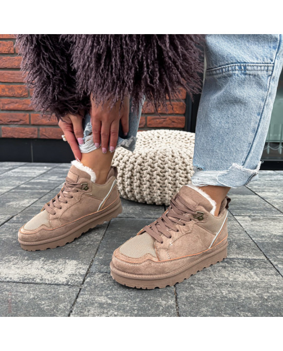 Hnedé zateplené tenisky-324435-20