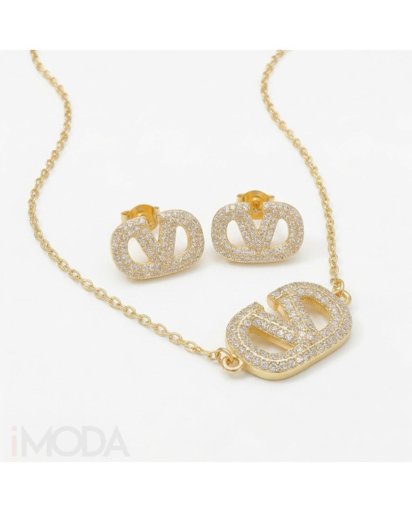 Dámsky trendy set s kryštálmi-318273-20