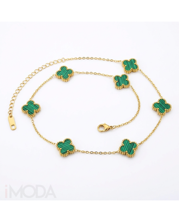 Dámsky oceľový pozlátený náhrdelník-281873-20