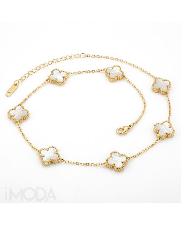 Dámsky oceľový pozlátený náhrdelník-281870-20