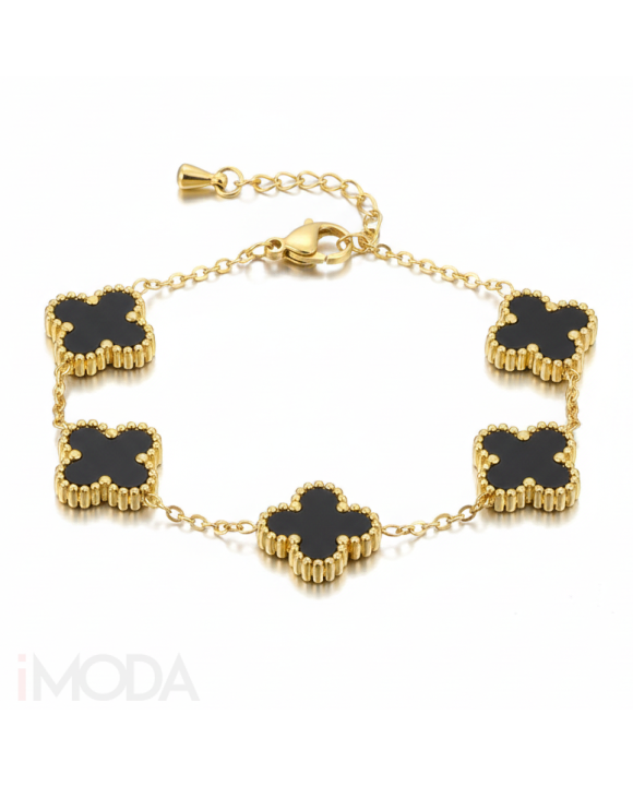 Dámsky oceľový náramok pozlátený Bianka-281886-20