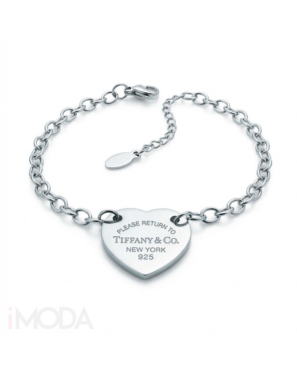 Dámsky oceľový náramok s príveskom TIFF-316271-20