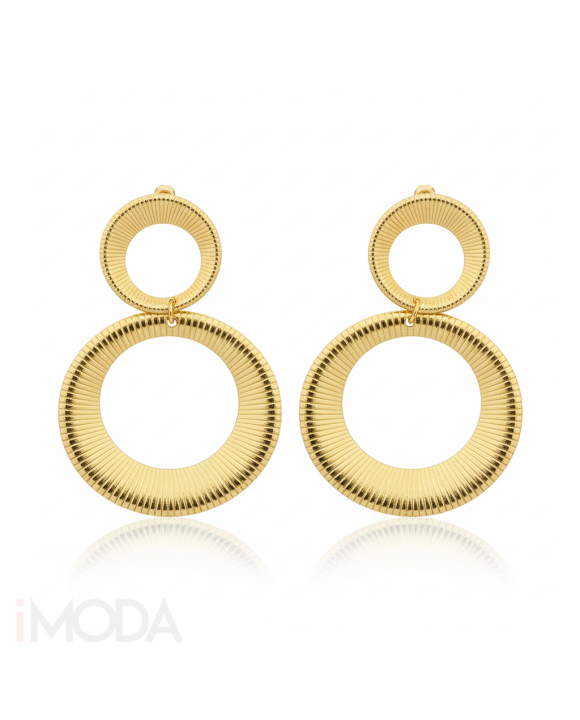 Dámske oceľové náušnice asymetrické-318048-20