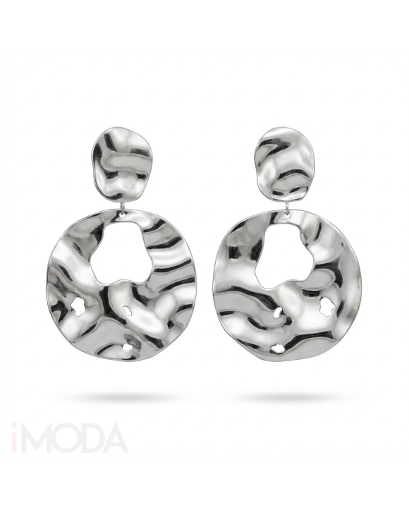 Dámske oceľové náušnice asymetrické-318039-20