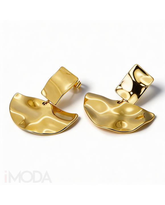 Dámske oceľové náušnice asymetrické-318033-20