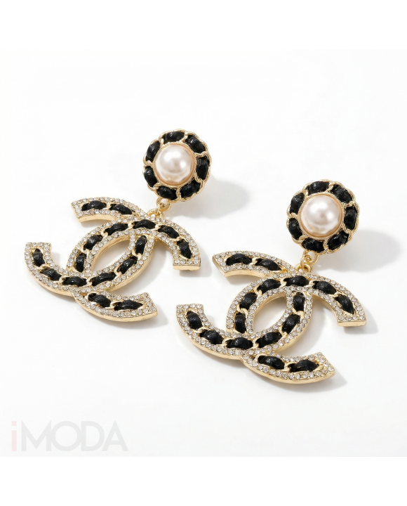 Dámske náušnice pozlátené visiace-318265-20