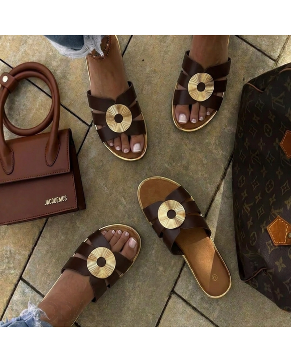 Čokoládovohnedé šľapky-329549-20