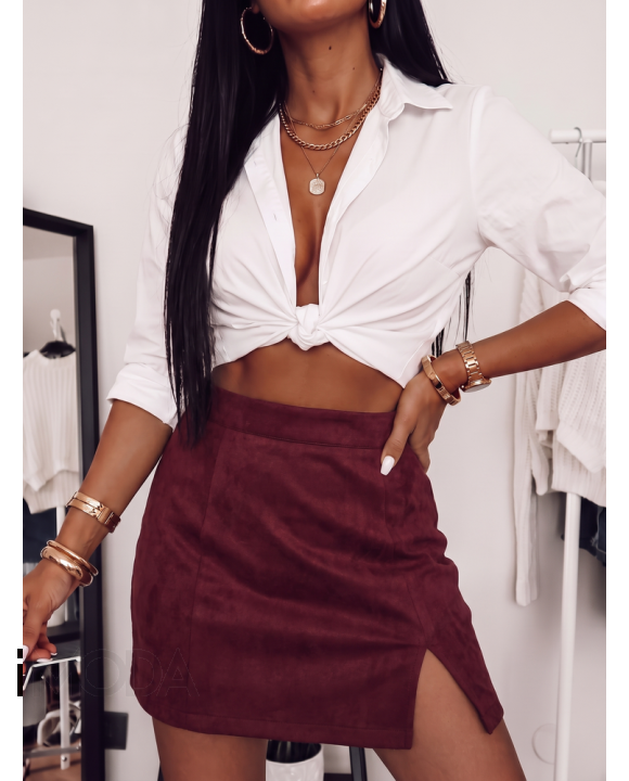 BORDO semišová kraťasová sukňa-329860-20