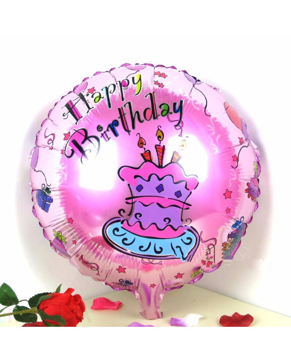 Ružový balón Happy birthday-211680-20