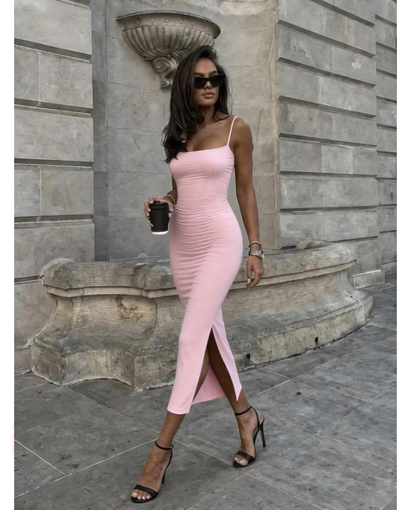 Ružové elastické šaty-327117-20