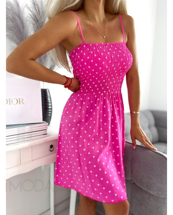 Ružové bodkované šaty-286135-20