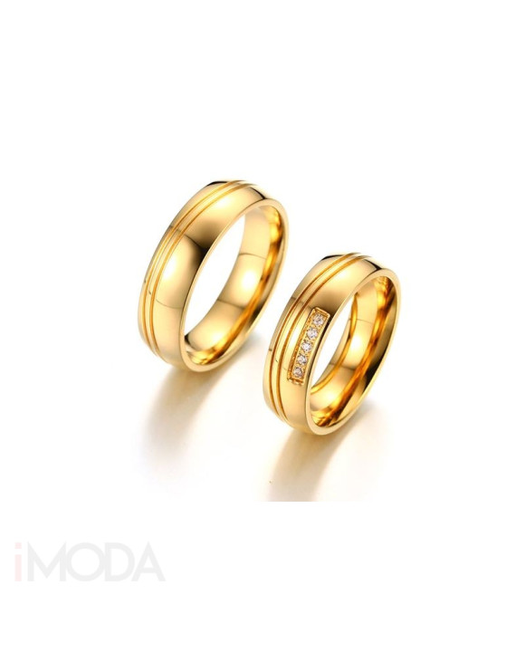 Dámska pozlátená obrúčka-162955-20