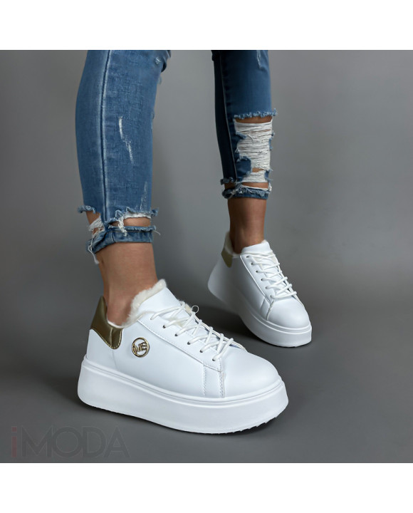 Biele zateplené tenisky-314099-20