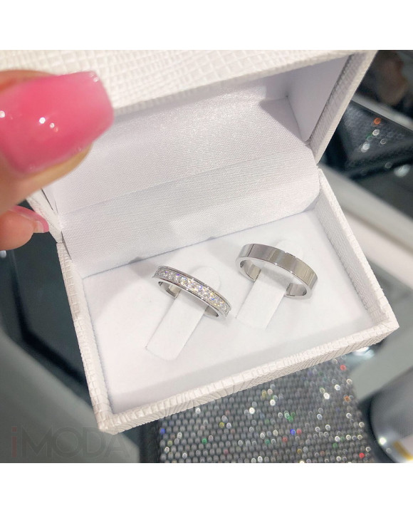 Dámska oceľová obrúčka-213795-20