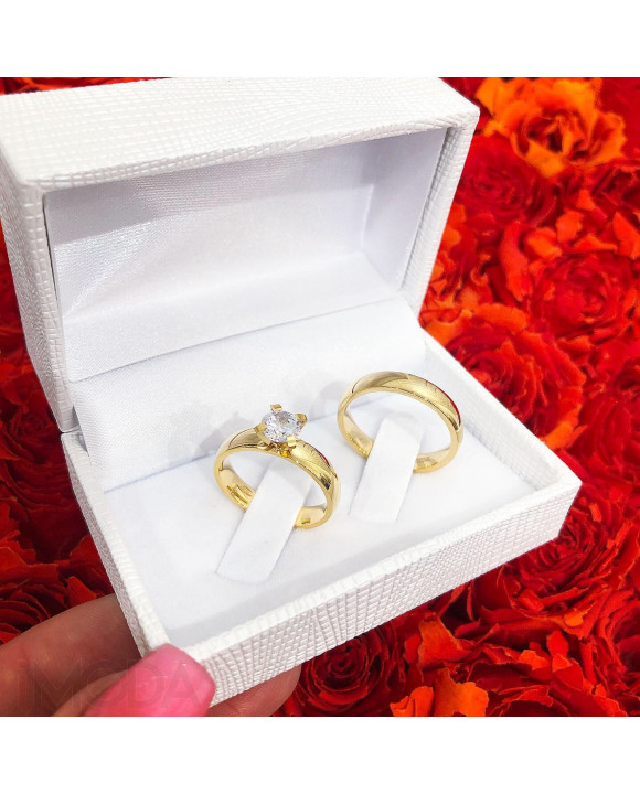 Pánska pozlátená obrúčka-213848-20