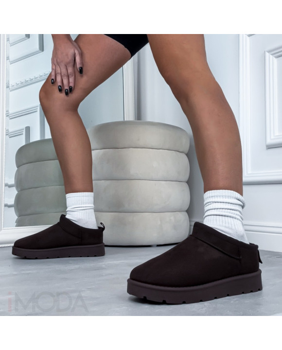 Hnedá nasúvacia obuv-323524-20