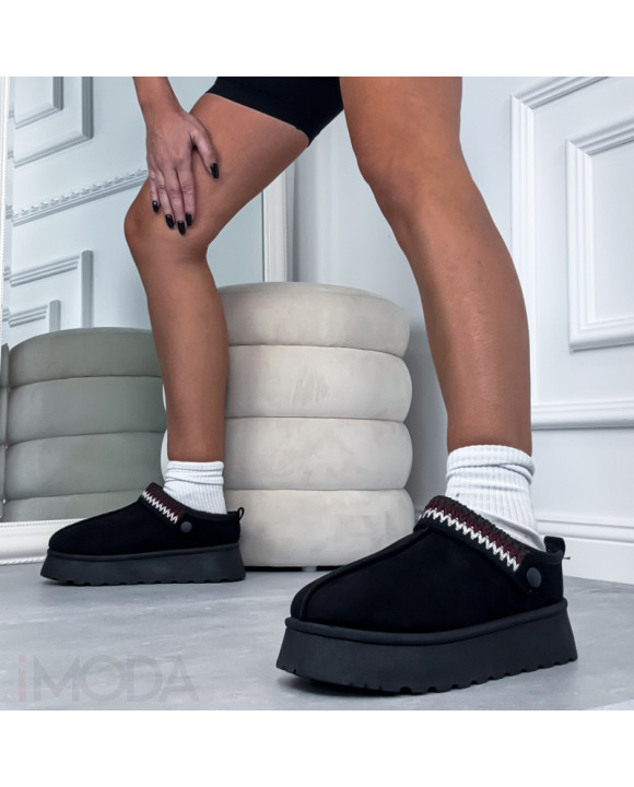 Čierna nasúvacia obuv-323544-20